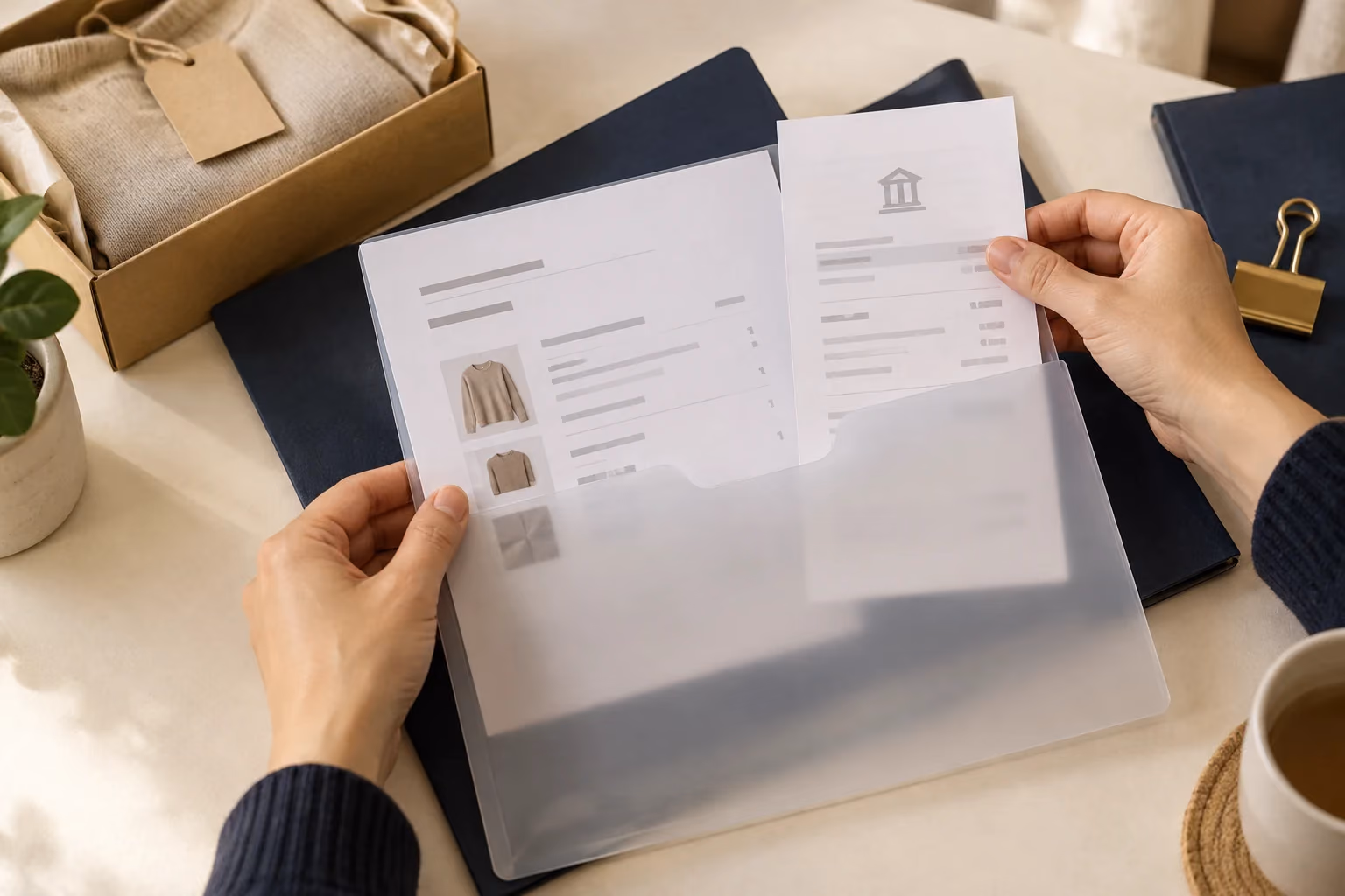 Order details and transfer information gathered for the agent team